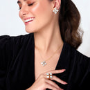 STARDUST WHITE CERAMIC RING