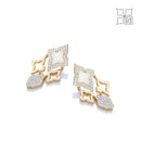 GOLD AND DIAMOND EARRINGS HANIF