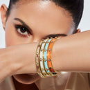 Diamond Studded Colorful Bangles