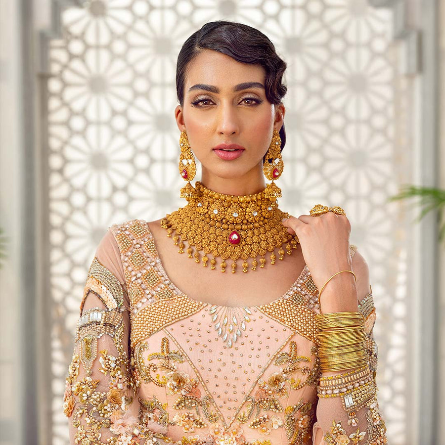 Rubies and Gold Set Jewellery Pakistan