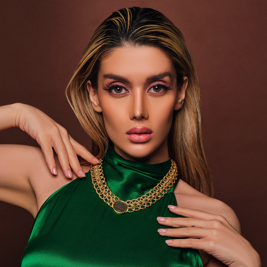 WOMEN YELLOW GOLD CHAIN NECKLACE