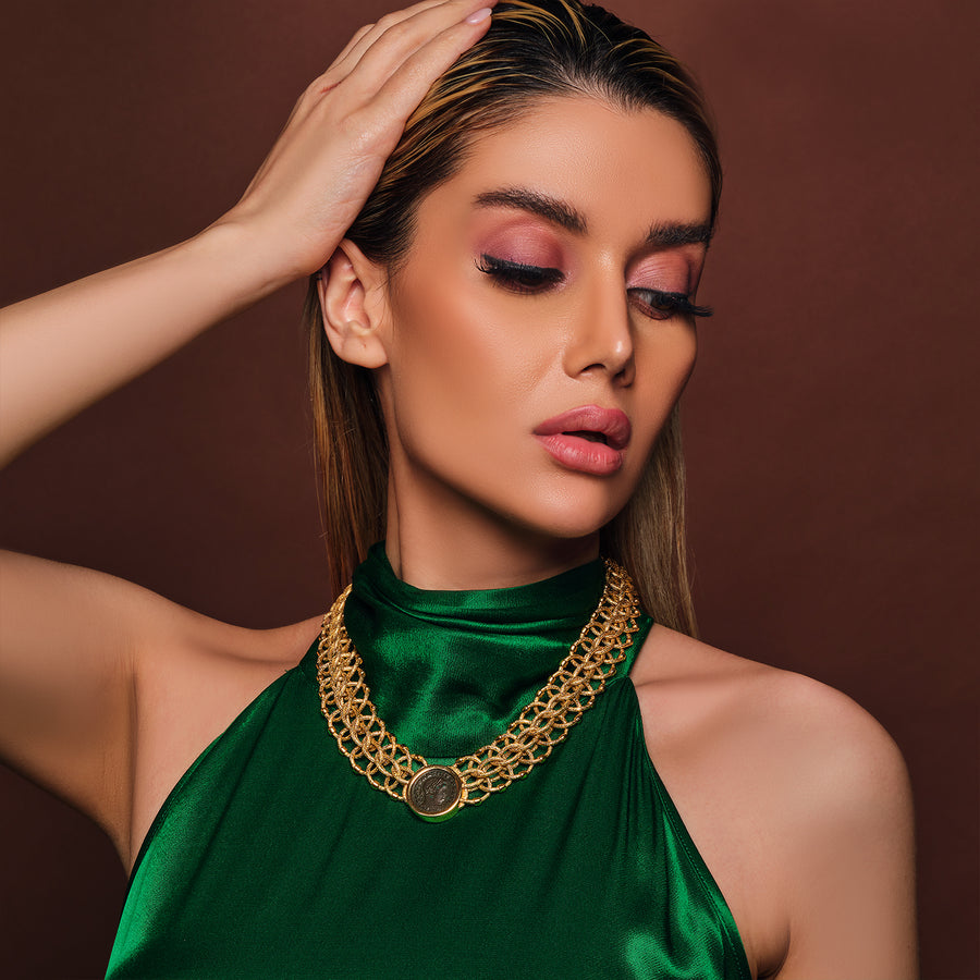 WOMEN YELLOW GOLD CHAIN NECKLACE