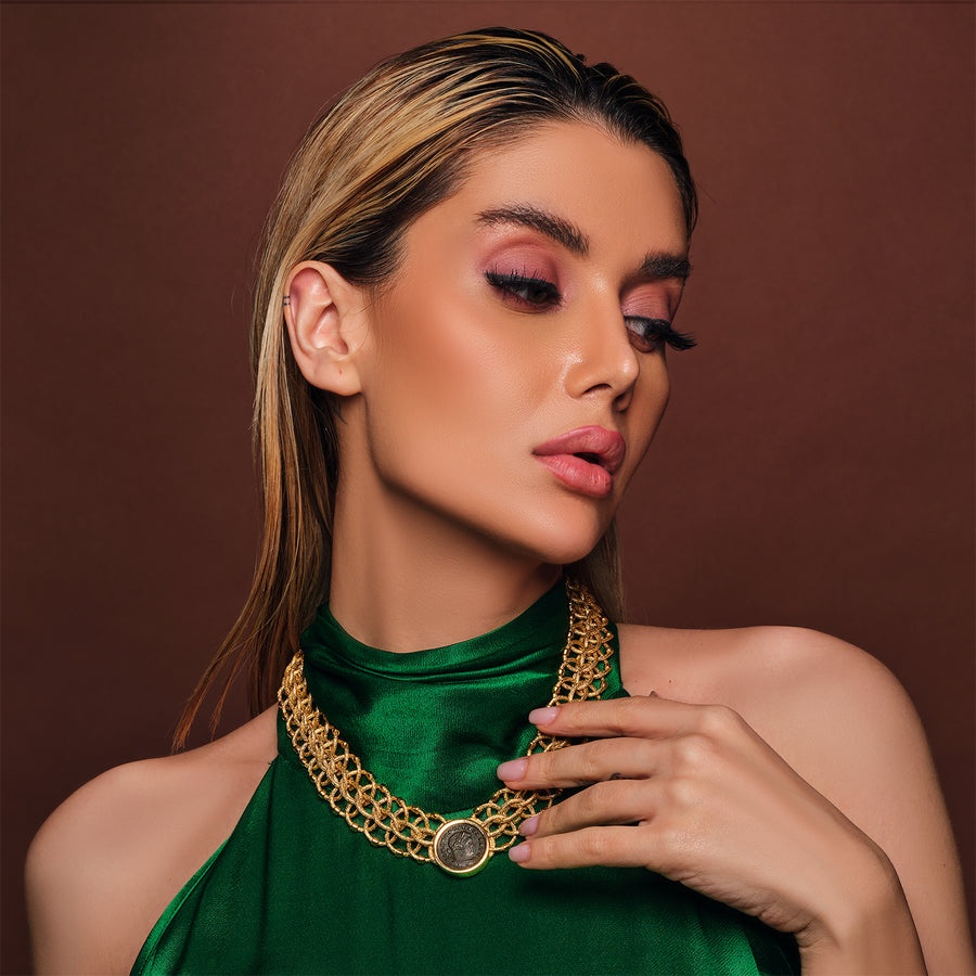 WOMEN YELLOW GOLD CHAIN NECKLACE