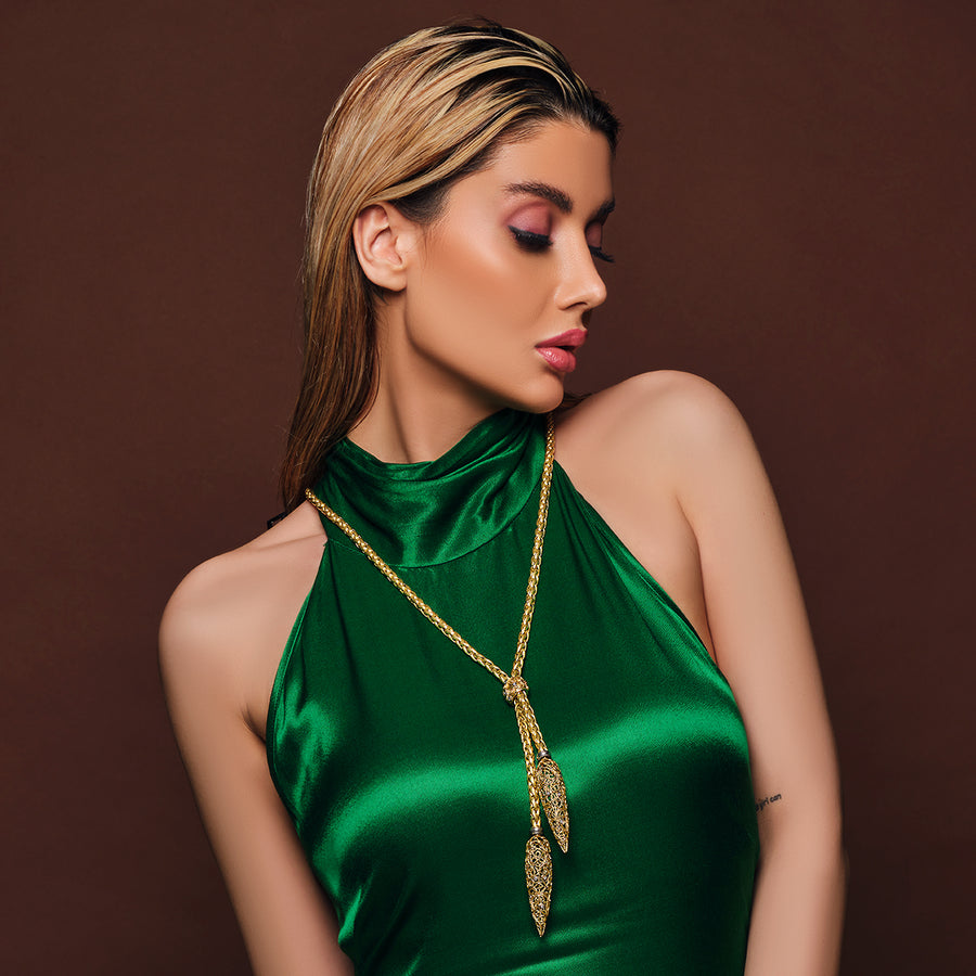 WOMEN YELLOW GOLD CHAIN NECKLACE