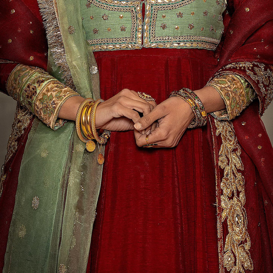 Navratan Gold Set Jewellery Pakistan