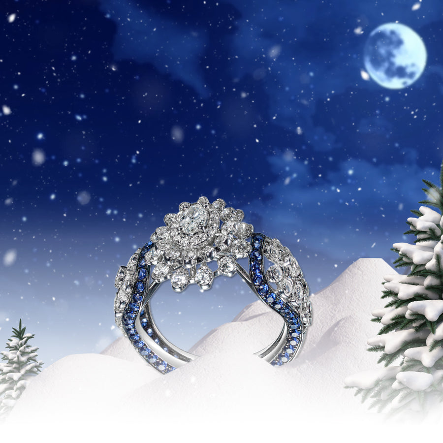 Sapphires and Diamond Ring Jewellery Pakistan