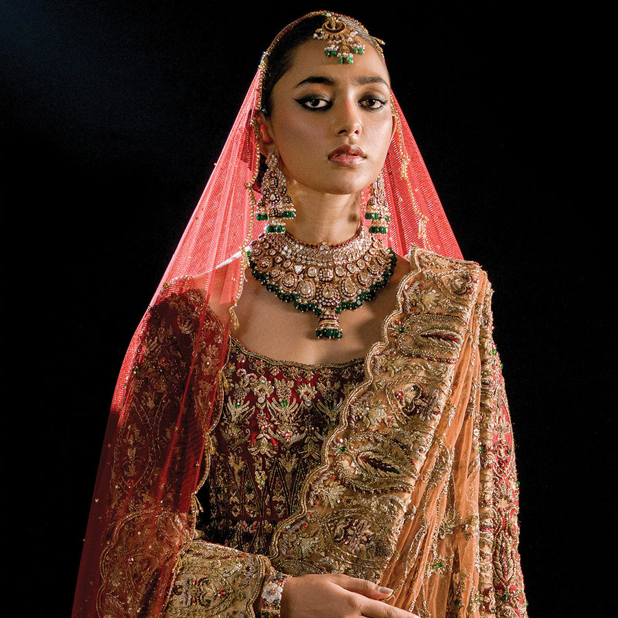 Taj Mahal Gold Set Jewellery Pakistan