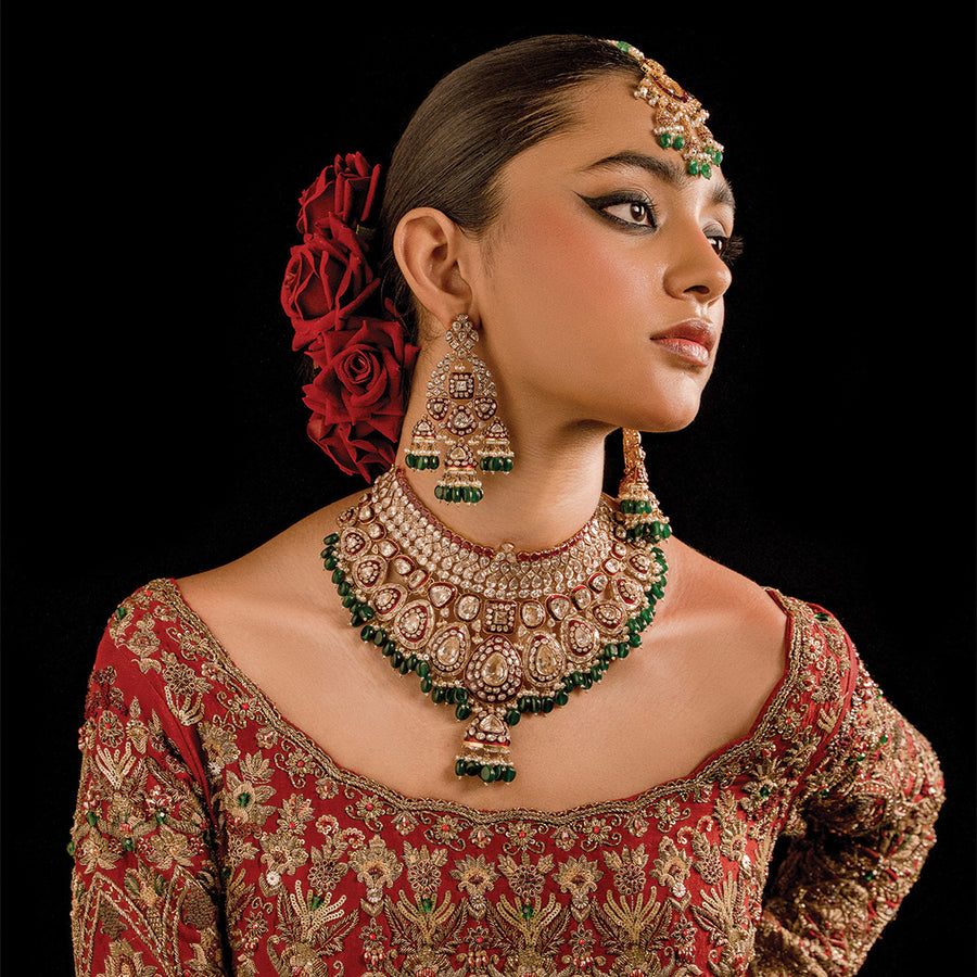 Taj Mahal Gold Set Jewellery Pakistan