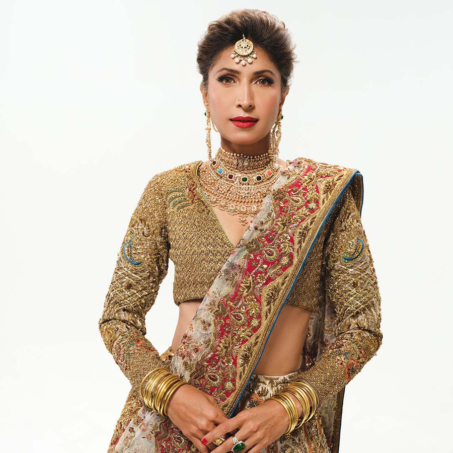 Taj Mahal Gold Set Jewellery Pakistan