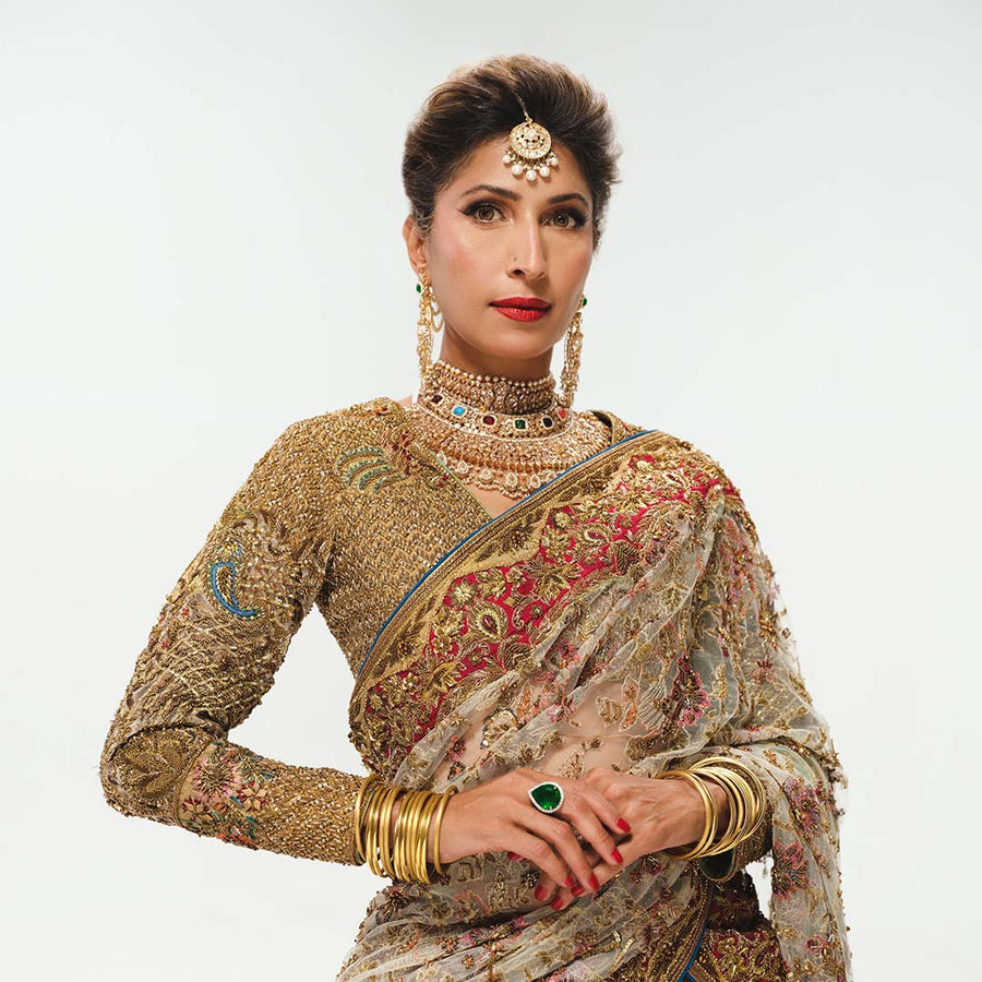 Taj Mahal Gold Set Jewellery Pakistan