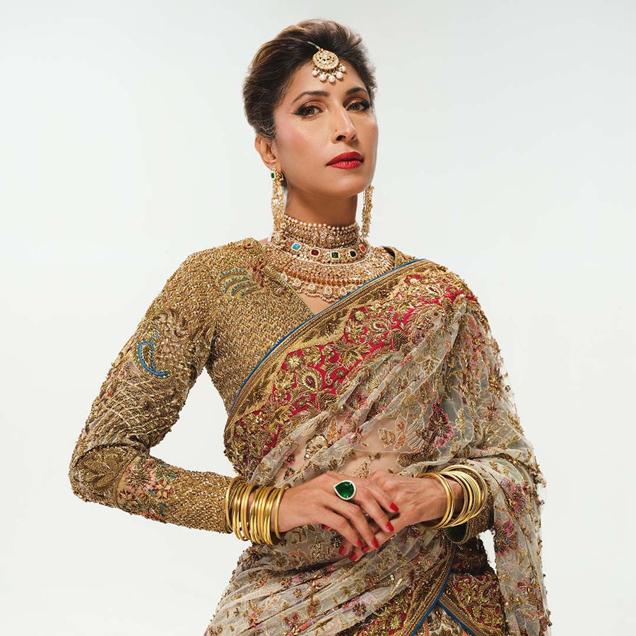 Taj Mahal Gold Set Jewellery Pakistan