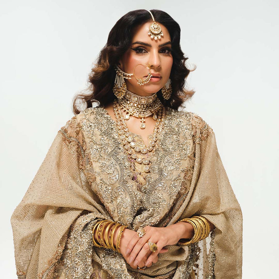 Taj Mahal Gold Set Jewellery Pakistan