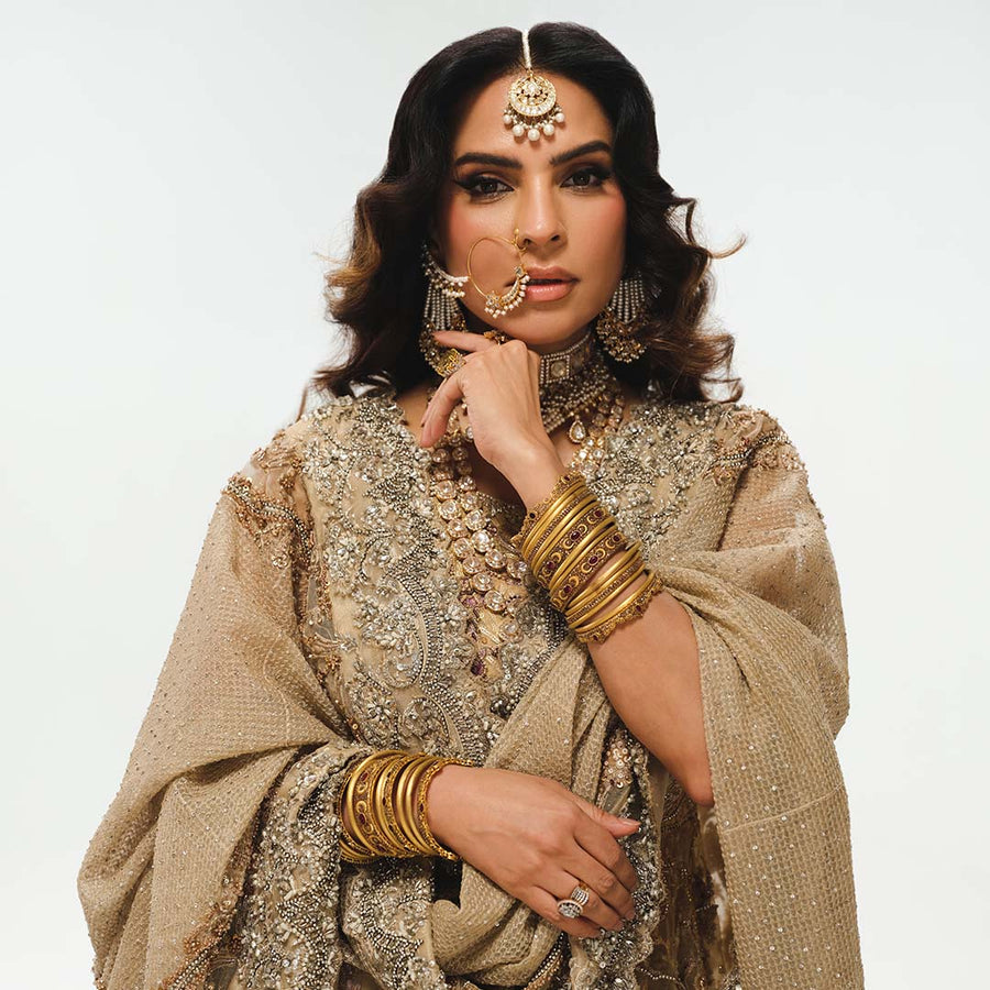 Taj Mahal Gold Set Jewellery Pakistan