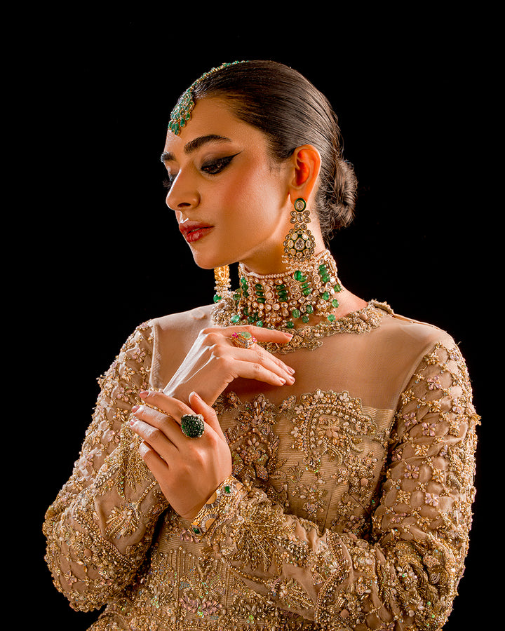 Taj Mahal Gold Set Jewellery Pakistan