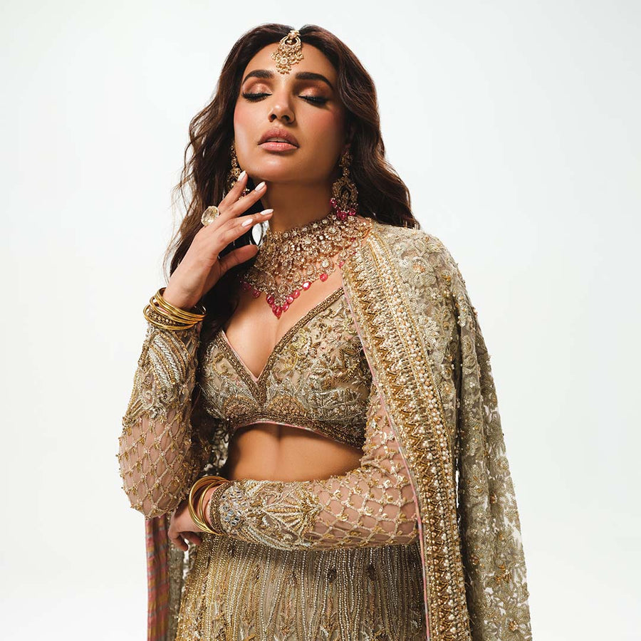 Taj Mahal Gold Set Jewellery Pakistan