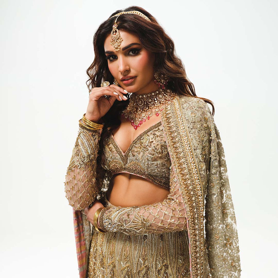 Taj Mahal Gold Set Jewellery Pakistan