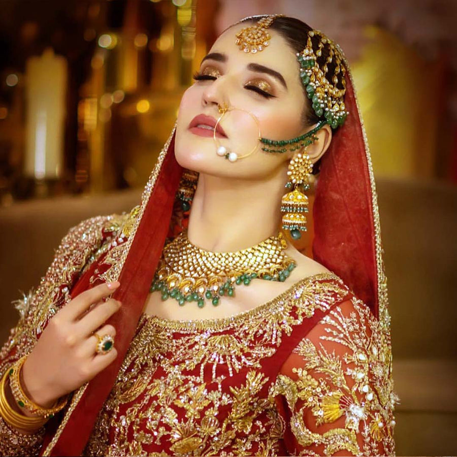 Taj Mahal Gold Set Jewellery Pakistan