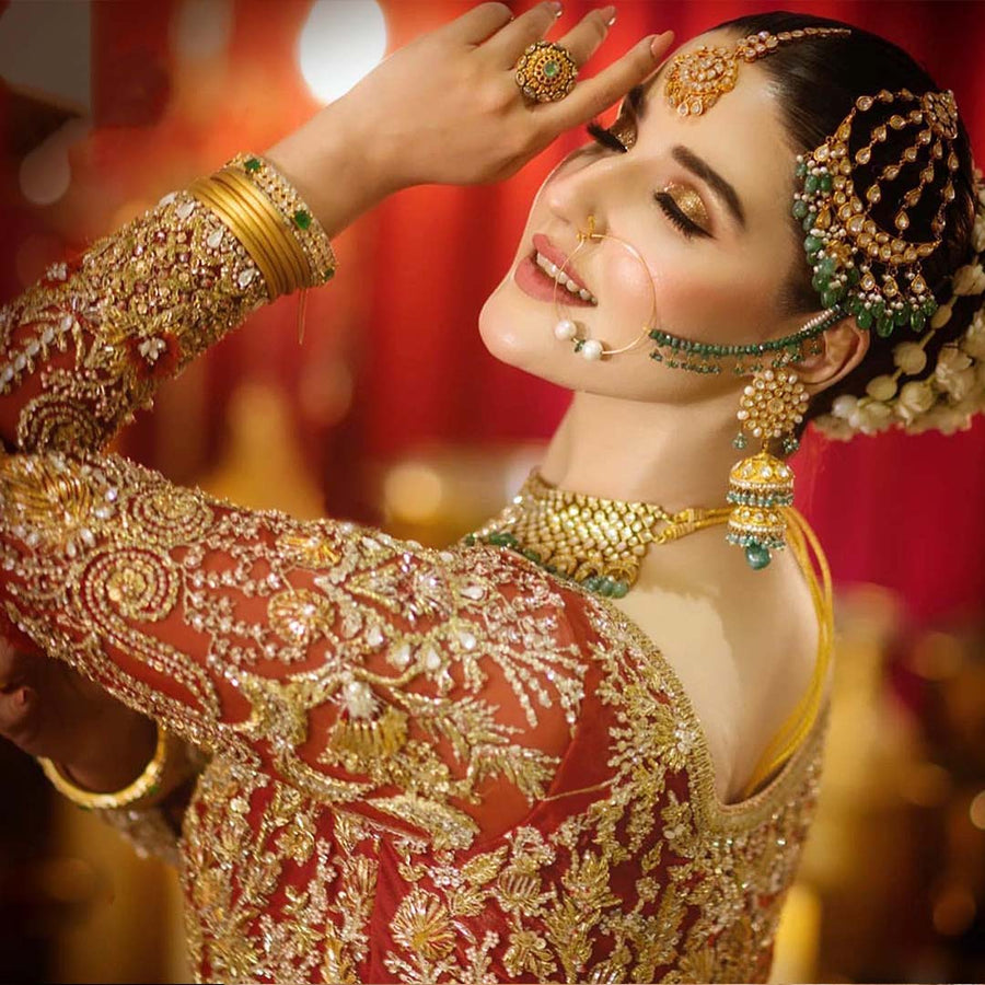Taj Mahal Gold Set Jewellery Pakistan