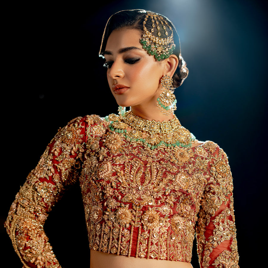 Taj Mahal Gold Set Jewellery Pakistan