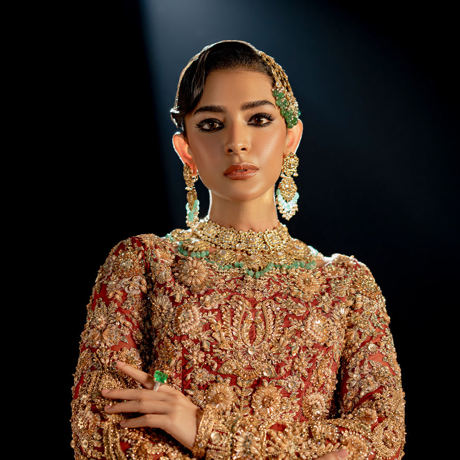 Taj Mahal Gold Set Jewellery Pakistan