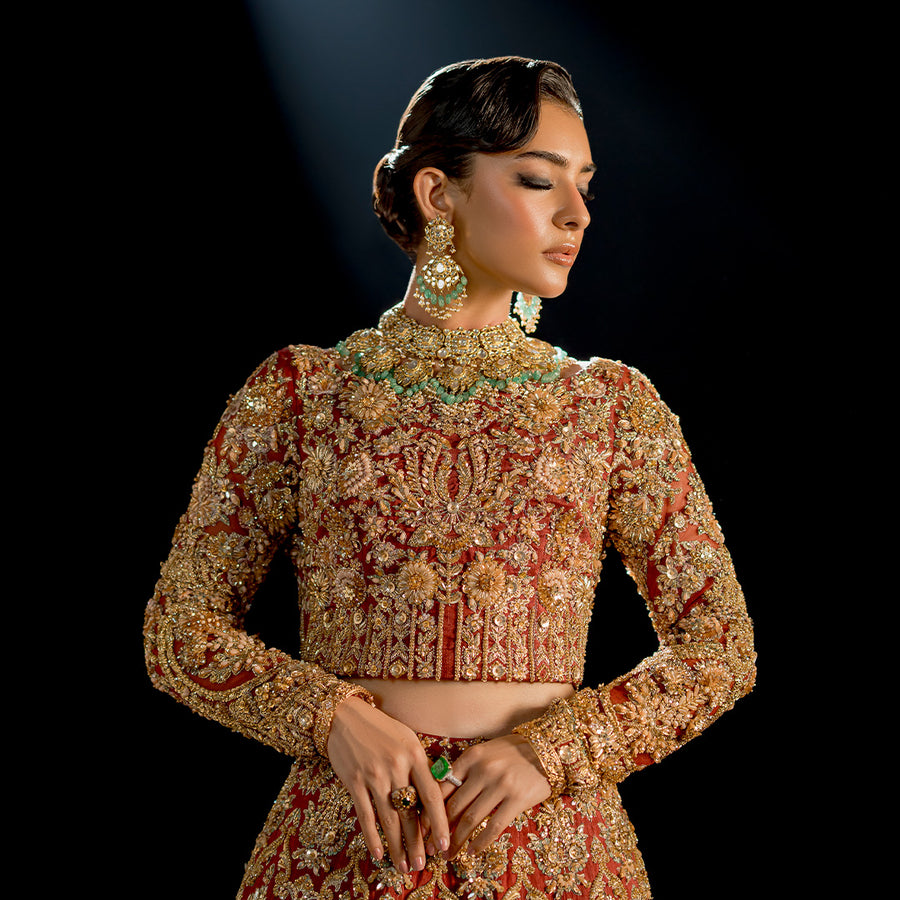 Taj Mahal Gold Set Jewellery Pakistan