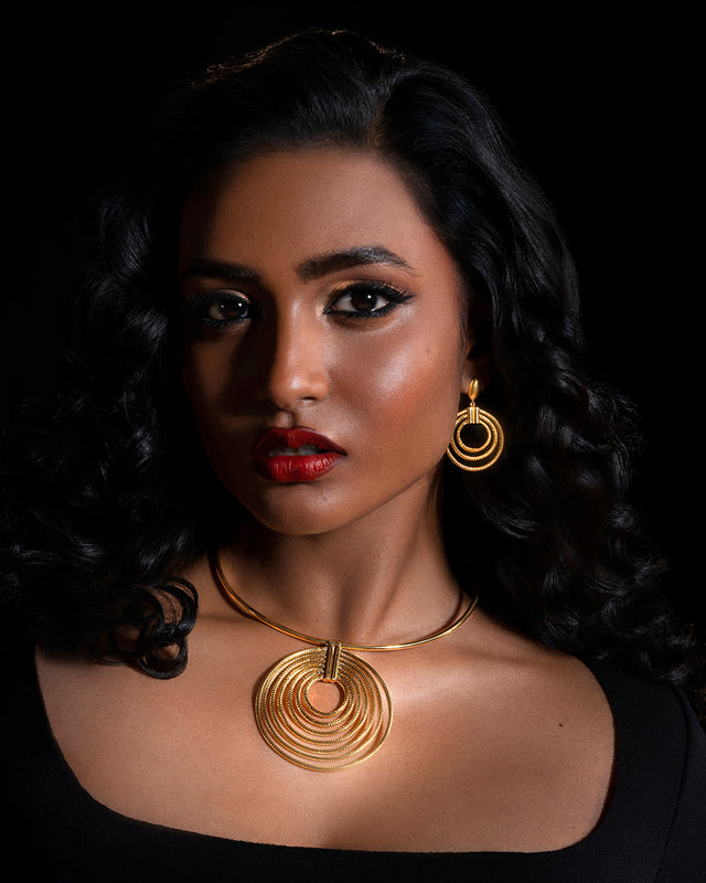 Gold Simple Set Design at HANIF: Redefining Luxury