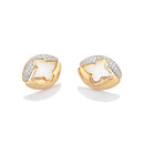 WHITE CERAMIC STATEMENT STUDS