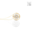 Diamond Studded White Necklace
