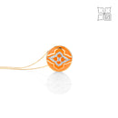Diamond Studded Orange Necklace