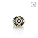 Diamond Studded Black Ring