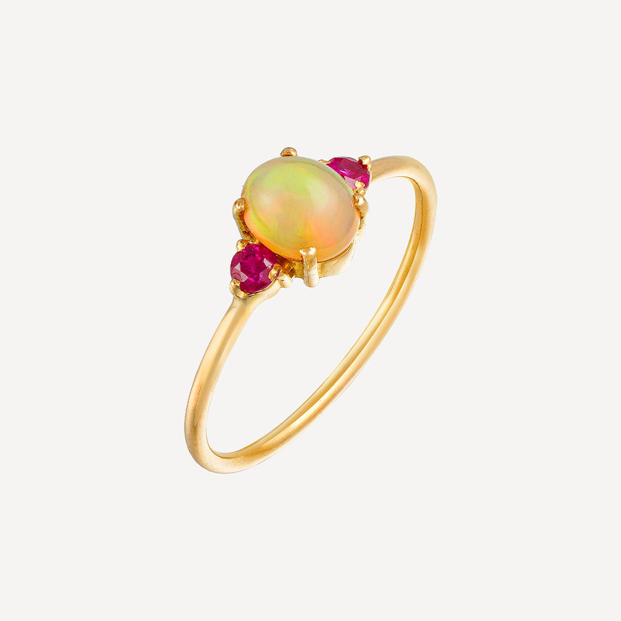 Opal Gold Ring Jewellery