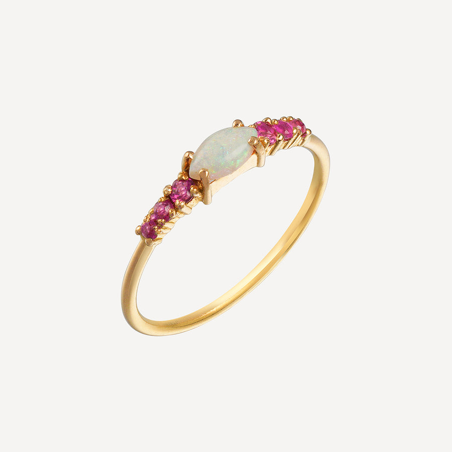 Opal Gold Ring Jewellery