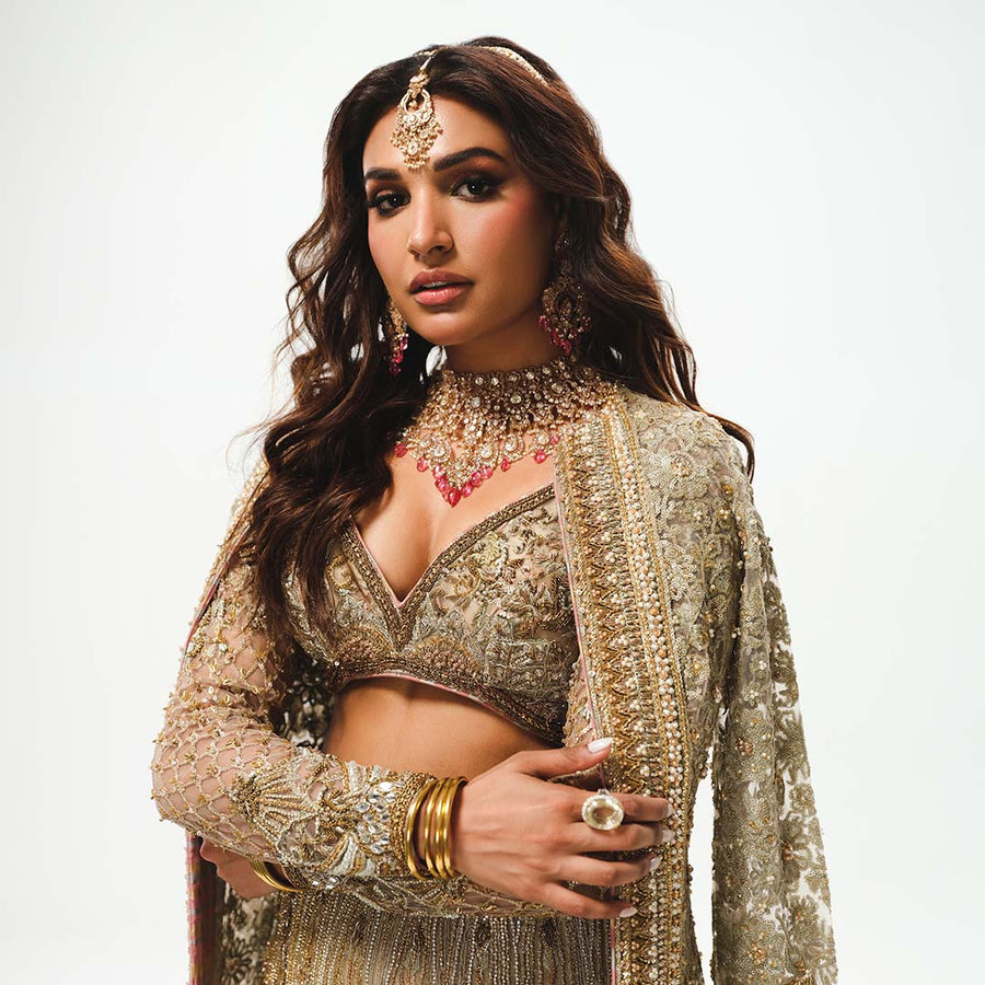 Taj Mahal Gold Set Jewellery Pakistan