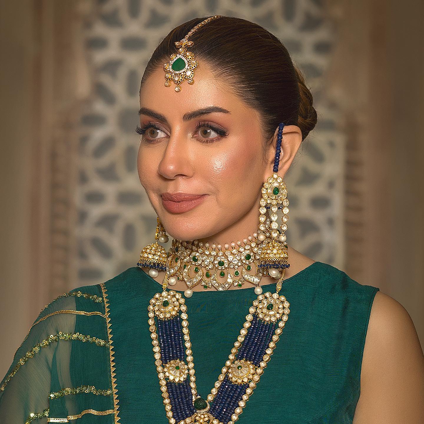 Taj Mahal Gold Set Jewellery Pakistan