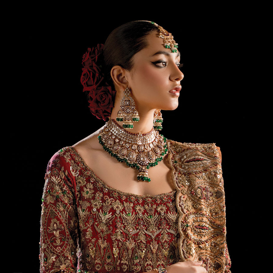 Taj Mahal Gold Set Jewellery Pakistan