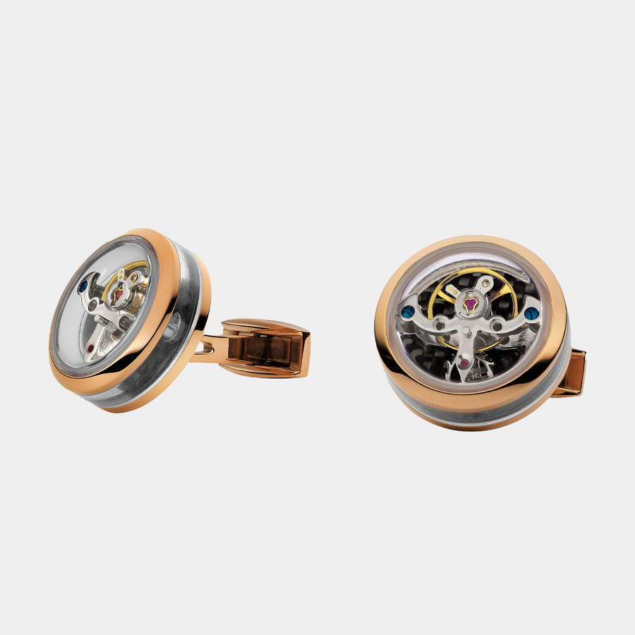 Cufflinks with Tourbillion