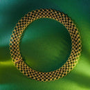 WOMEN YELLOW GOLD CHAIN NECKLACE UNIQUE DESIGN