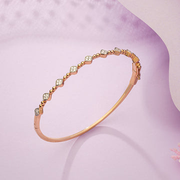 Rose Gold Diamond Bangles