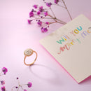 White and Yellow Gold Diamond Ring