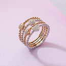 White and Yellow Gold Diamond Ring