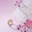 White and Yellow Gold Diamond Ring