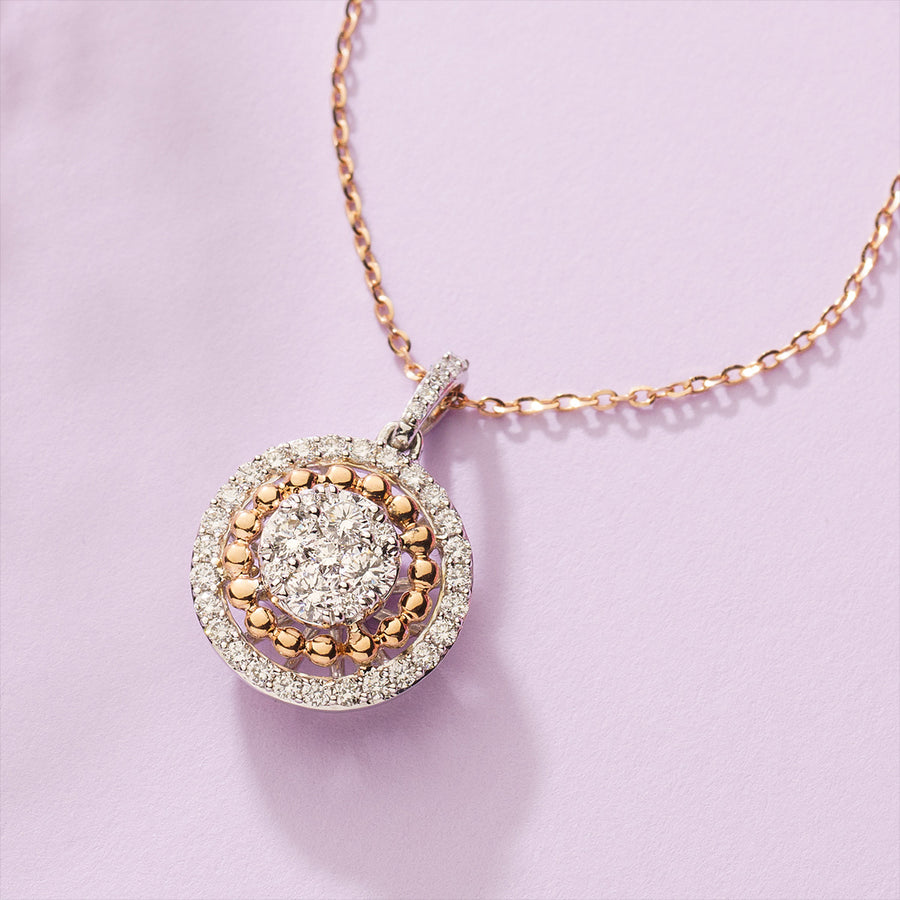 White and Yellow Gold Diamond Ring