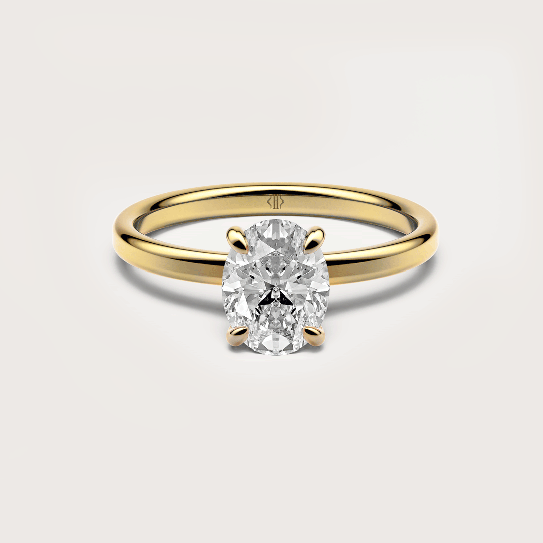 Oval Cut Solitaire Ring image
