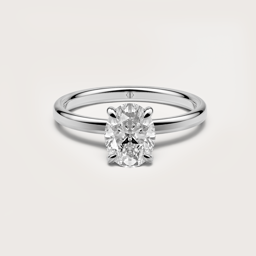 Oval Cut Solitaire Ring image