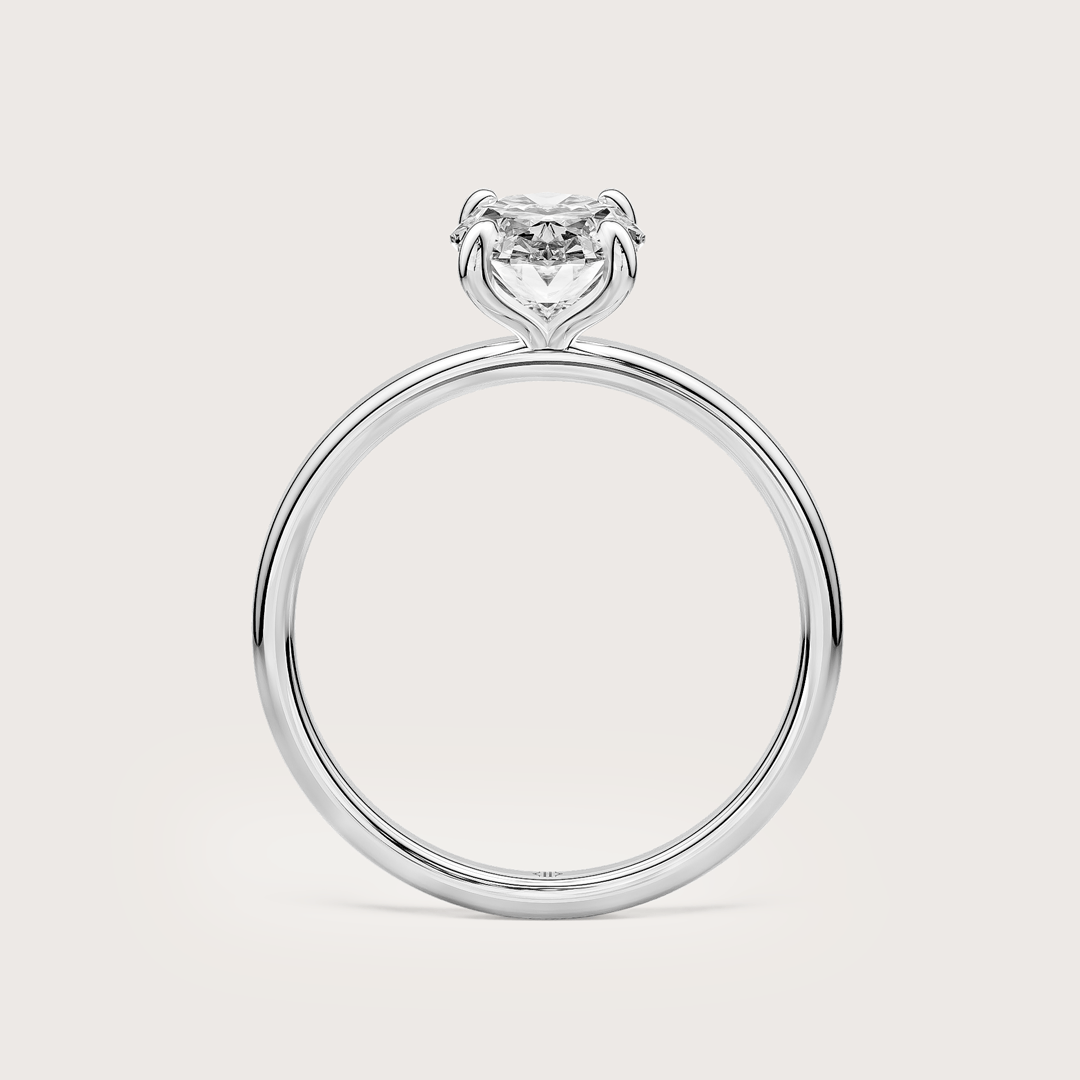 Oval Cut Solitaire Ring image