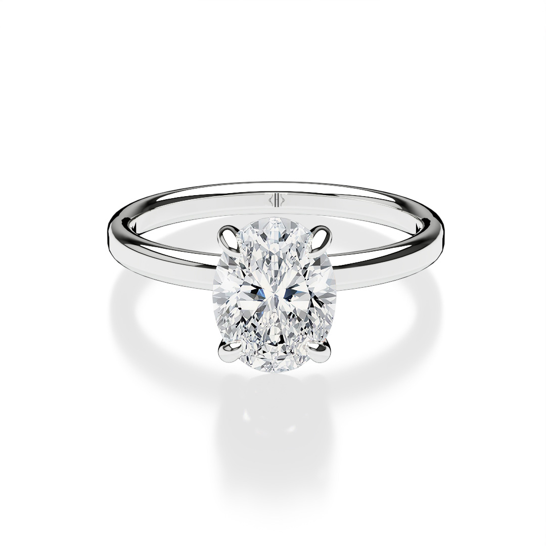 Oval Cut Solitaire Ring