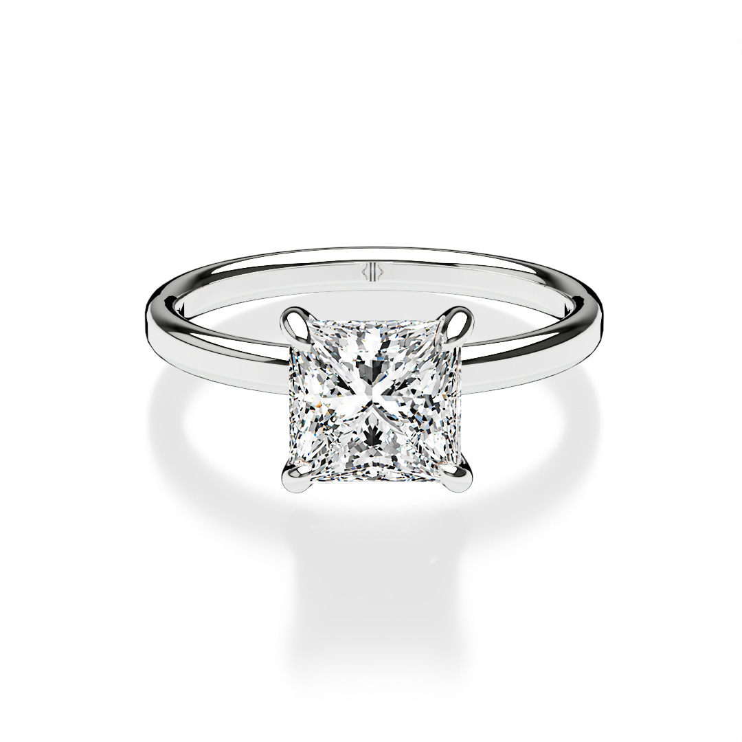 Princess Cut Solitaire Ring