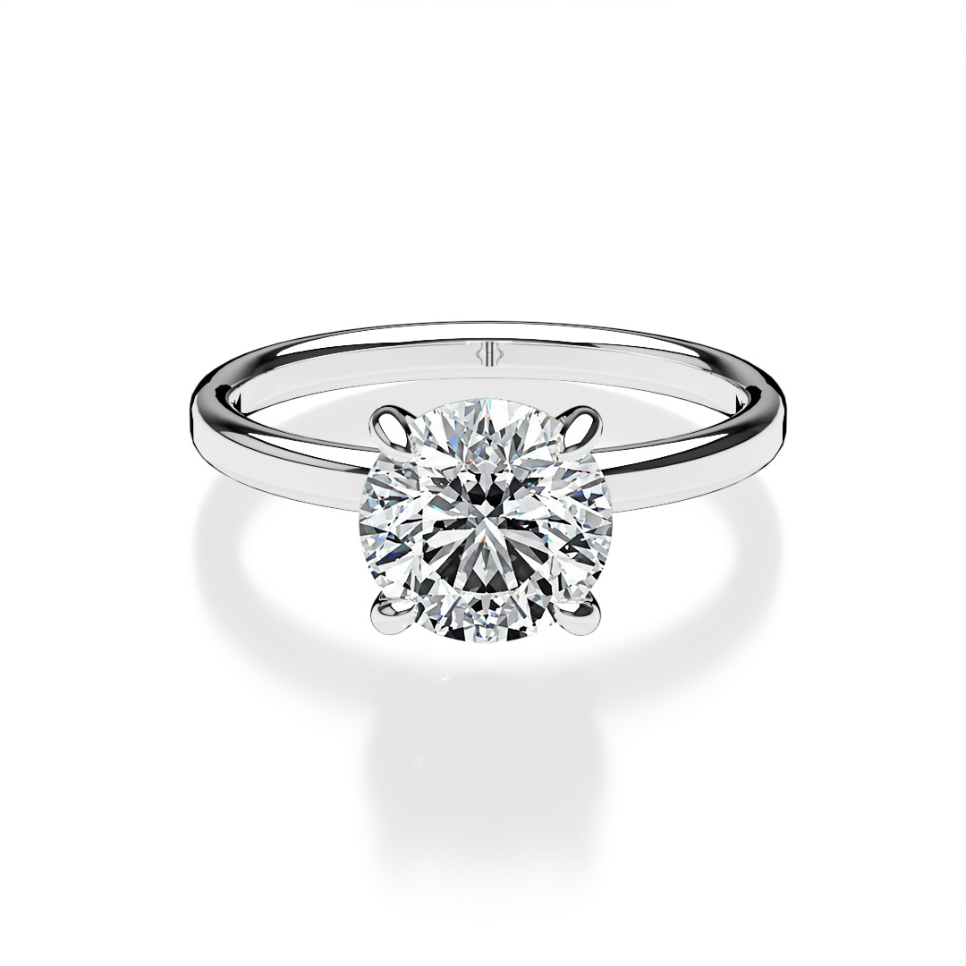 Round Brilliant Cut Solitaire Ring